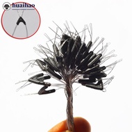 HUAIHAO 50Pcs Eight Bifurcation Accessory Double Hooks Contactor Fishing Line Device Space Fork Rota