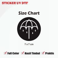 BMTH Sticker Glossy Logo Sticker Journal Aesthetic Vintage Guitar Helmet LV/Up UV DTF Multi Sticker