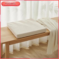 [pugwsl] Chair Cushion with Ties Firm Density Seat Cushion with Ties Beige 35x24x3cm