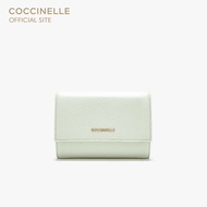 COCCINELLE กระเป๋าสตางค์ผู้หญิง รุ่น METALLIC สี CELADON GREEN