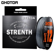 Tali Pancing GHOTDA X12 Tali Pancing Benang PE LINE Braided Fishing Line Pesca 12 Strands Carp Multi