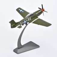 1:72 P51b Mustang Airplane Model Foam Simulation Bomber Fighter Toy