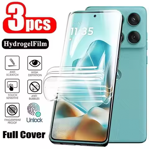 3PCS Full Cover Hydrogel Screen Protectors For Motorola Edge 70 Edge70 Fusion Edge 60 Pro 50 Ultra 5