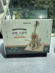 ROKR 3D木製音樂盒 大提琴模型