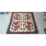 Original WRITING BATIK TABLE CLOTH 4 CHAIRS (140x 140 cm)