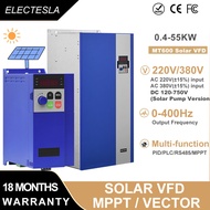 MT600 General Vector Inverter VFD 0.37-185kW Single/Three Phase 220V 380V Built-in MPPT Solar Pump D