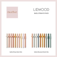 LIEWOOD l Badu Straw 10 Pack l Children's Straw