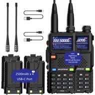 Ham Radio Handheld Baofeng Radio 5RM Upgraded of UV-5R High Power Long Range Walkie Talkies for Adul