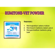 RumiTone powder-Suppliment/multivitamin untuk lembu,kambing 10GM