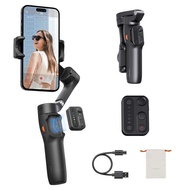 hohem iSteady X3 SE Gimbal Stabilizer for iPhone, Smartphone Foldable Gimbal with Detachable Remote 