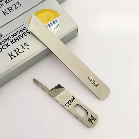Silverline 747 Overlock Machine Blades | KR23 KR35 Knife Set for Kyangsinn Pegasus Overlocker | Uppe