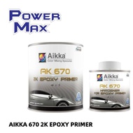 AIKKA 670 4:1 2K EPOXY PRIMER e1Liter With  HARDENER e250ML