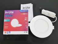 INPS628R Inlite / In-lite Downlight Led Panel 6 Watt Bulat Inbow Ditanam INPS628R