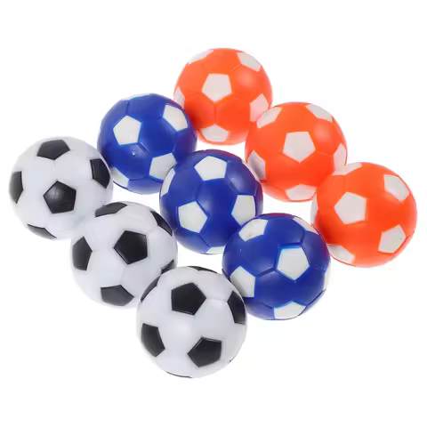 9 Pcs 28mm Colorful Foosball Table Balls Mini Football Game Accessories Desk Soccer Replacement HIPS