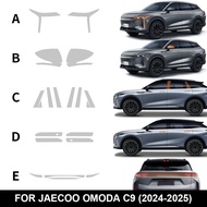 For Jaecoo Omoda C9 2024 2025 TPU Car Headlight RearView B Pillars Film Paint Protection Anti-scratc