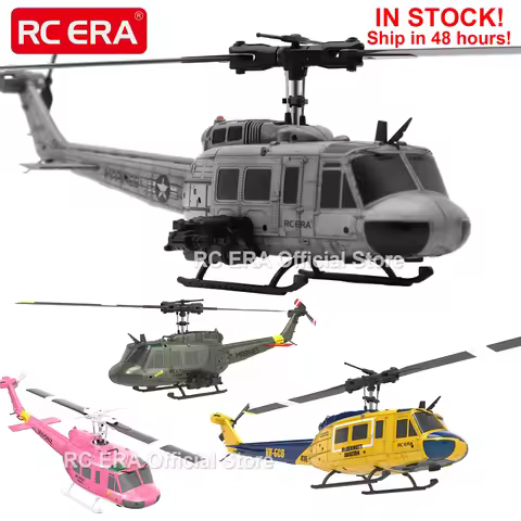 RC ERA Weathered Marine C032 UH1Huey One Click Inverted Flight TOF Optical Flow Gyro Stabilized RC H