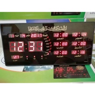 Adzan Digital Clock Led Azan Mosque Clock Xy-4622y Prayer Schedule