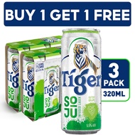 [BB: 30 June 2024] Tiger Soju Beer Can B1G1 Clearance