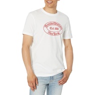 BROOKS BROTHERS/ Cotton Slub Emblem Graphic T-Shirt white