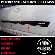 PERODUA MYVI / NEW MYVI DOOR LINING POLYURETHANE (PU) SKIRT LIP BODYKIT