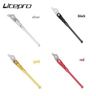 Litepro 16 inch Folding Bicycle Kickstand Aluminum Alloy Parking-stand BMX Bike Accessories For Brompton NTHP