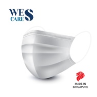 [100Pcs] Made in Singapore 3Ply Premium Surgical Face Masks (Lily White) BFE 99.9% UV Sterilised