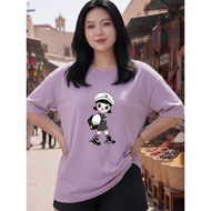2X529 XL-5XL Tshirt Woman T Shirt Baju Perempuan Style   Plus Size Wanita Murah Korean Style Seluar