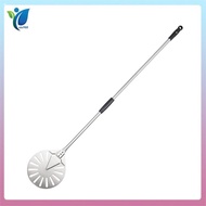 Alloy Handle Pizza Shovel 9 Inch Stainless Steel Pizza Turning Peel with 56 Inch Overall Long Pizza 
