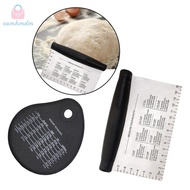 [camhmdm] Scraper Cutter Scales Stainless Steel Cutter Chopper with Silicone Bowl Scraper