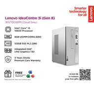 Lenovo IdeaCentre 3 07IRB8 (Intel Core I5-14400/8GB 512GB SSD/Win11/Off.H&S) 90VT005EMI