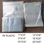 ✔️ PE LDPE Plastic Bag Transparent Plastic Plastik Vacuum Bag 7x10 8x12 9x14 10x16 12x18 16x24 20x30