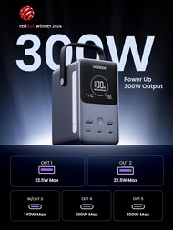 Ugreen Power Bank 300W 48000mAh แบบพกพา Fast Charging 6 in 1 GaN จอแสดงผล LED Power Station รุ่น PB7