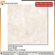 HT Granite Granit Tile INFINITI Russel Cream 60x60