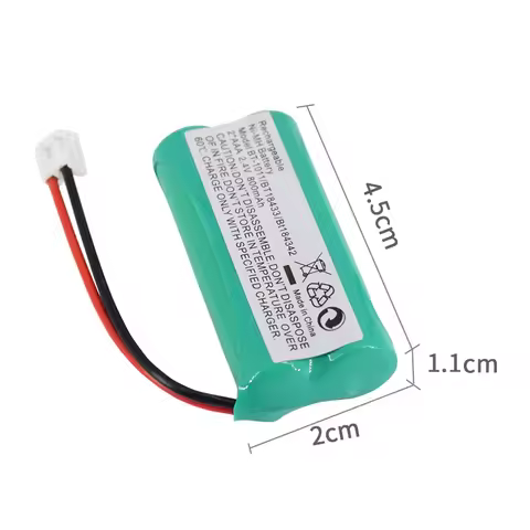 PALO Original Multiple Protection Safe Fast Charge 2*AAA 2.4v 800mAh Rechargeable Ni-MH Battery for 