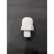 RO Connector 1/4" Male 田 1/4" Tube Connector RO
