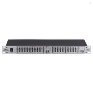 Btuty EQ-215 Dual Channel 15-Band Equalizer 1U Rack Mount 2-channel Stereo Graphic Equalizer