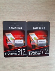 🇰🇷SAMSUNG EVO PLUS (512GB) MICRO SD CARD     (BRAND NEW /未拆封)        原價/RRP$349     (NO BARGAIN /不議價