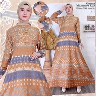 WPS Collection - Gamis Maxmara Silk teratai - Gamis Husna Muslimah Ukuran Jumbo - Pakaian Gamis Wani