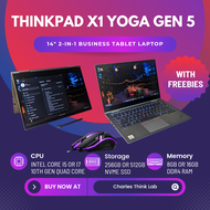 Lenovo Thinkpad X1 Yoga Gen 5 i5 i7 10th Gen 2-in-1 Tablet PC Touchscreen Work from Home VA Online C