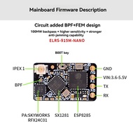 【Beverly】-915MHZ ELRS NANO ExpressLRS Receiver SX1276+ESP8285 High Refresh Rate ELRS Receiver for RC