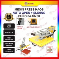 Mesin Press Sablon Kaos OTOMATIS Autoen Sliding 38x38 /40X60 GKT-06 / EURO-04 Kaos, Bag, Puzzle, Alu