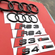 Audi RS S Tail Mark Word Car Side Front RS4 RS3 S3 S4 S5 RS5 SLINE Rear Letter Car Sticker
