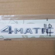 Original 4Matic Mercedes Benz Emblem Original 4Mati Writing Emblem/