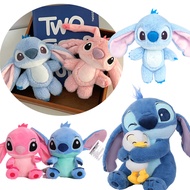 Stitch Plush Toys Lilo & Stitch Plush for Kids Gifts Doll Stitch and Angel Key Chain Bag Pendant