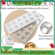 【】Ravioli Maker Press Mold Potsticker Meat Dumpling Maker , Ravioli Stamp Pasta Making Kit Pasta Mak