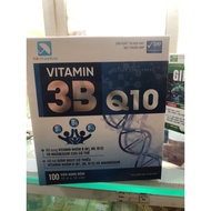 Vitamin 3b q10 b vitamin supplement box of 100 tablets
