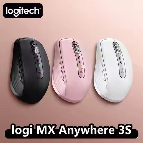 Logitech MX Anywhere 3S Wireless Mouse, MagSpeed Scroll, USB-C Fast Charge, Windows/iPad Logitech Mo