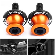 2024 For duke 390 accessories Motorcycle CNC Aluminum Swingarm Spools Stand Screws Orange For KTM Du
