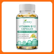Vitamin B12 Capsule - 1000mcg วิตามินบี12 - สนับสนุนการทำงานของสมองและเส้นประสาทให้แข็งแรง | 120pcs*