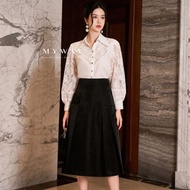 CHÂN VÁY XÒE XẾP LY CAO CẤP MYWAY 3MCA201W